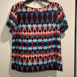 J Crew Short Sleeve Blouse